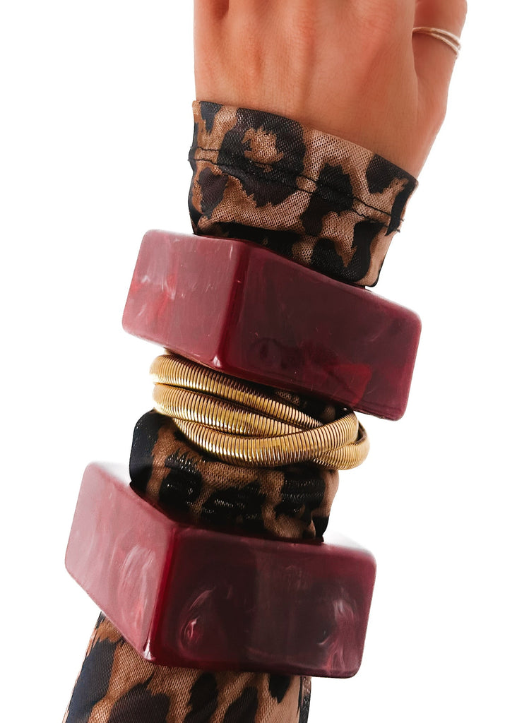 pebby forevee Bracelet Red SABOTAGE STATEMENT BRACELET