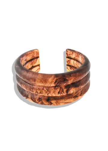 pebby forevee Bracelet Resin IRONIC STATEMENT CUFF BRACELET