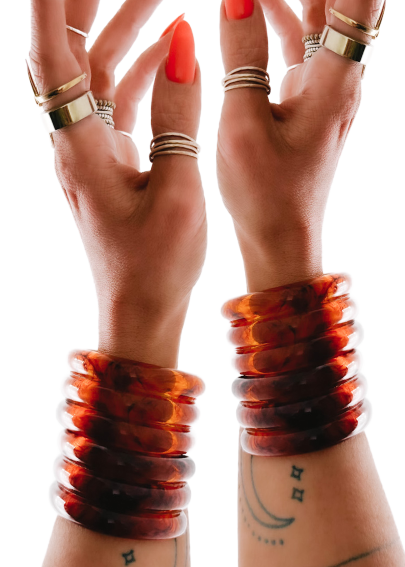 pebby forevee Bracelet Resin IRONIC STATEMENT CUFF BRACELET