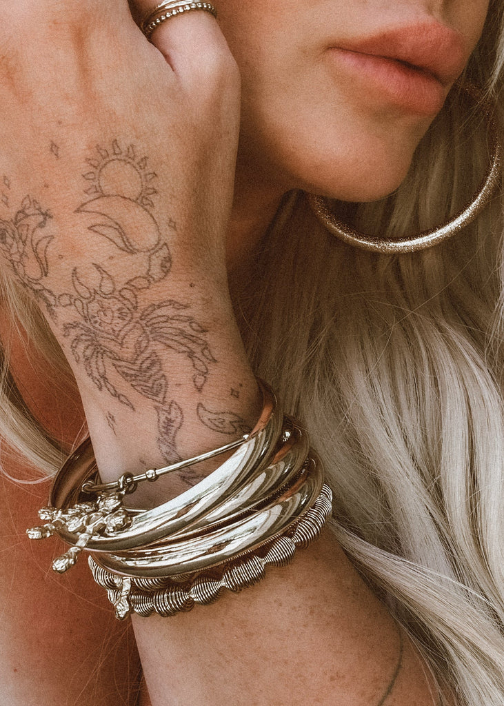 pebby forevee Bracelet Silver AVA WATER RESISTANT CUFF BRACELET