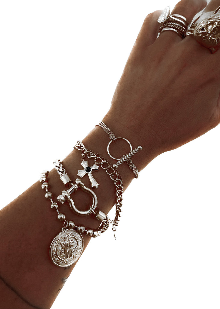 pebby forevee Bracelet Silver BANKS WATER RESISTANT BRACELET