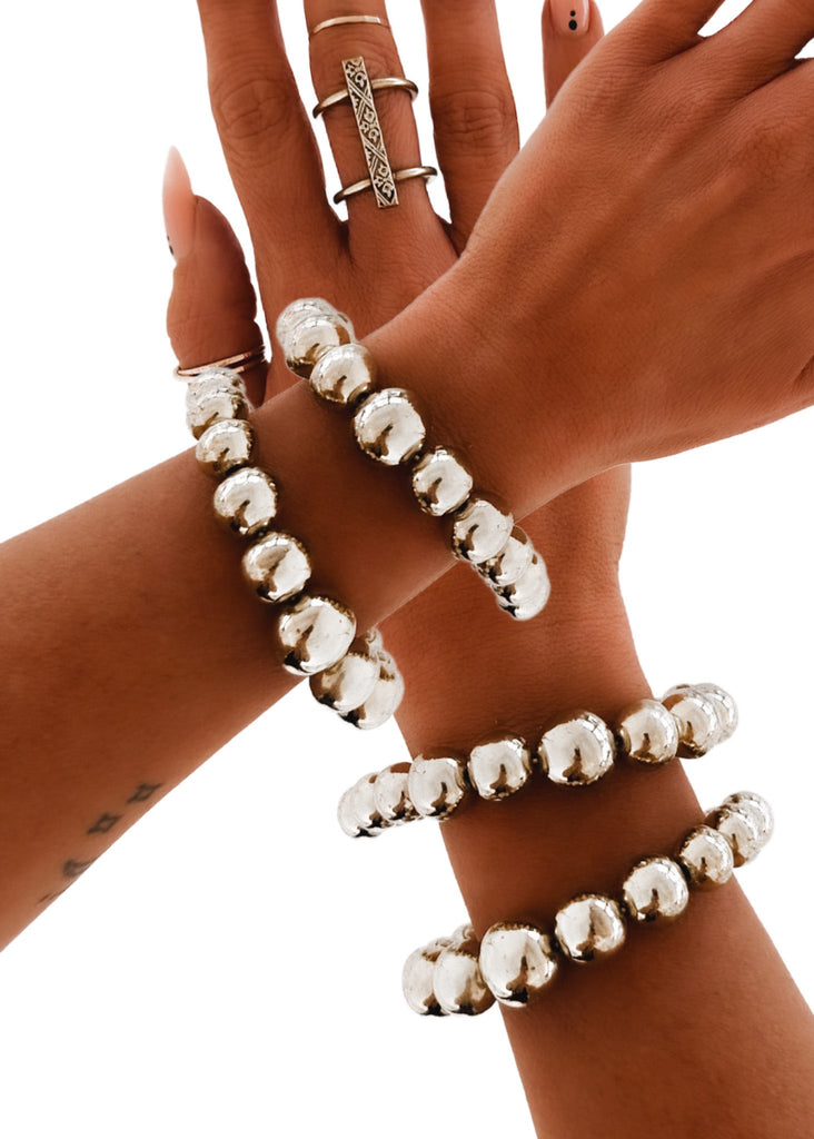 Pebby Forevee Bracelet Silver CIARA STACKING CUFF STATEMENT BRACELET