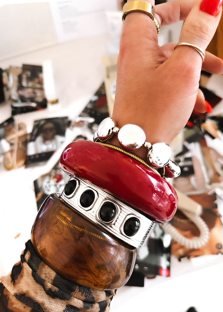 pebby forevee Bracelet Silver GAZING STATEMENT BRACELET