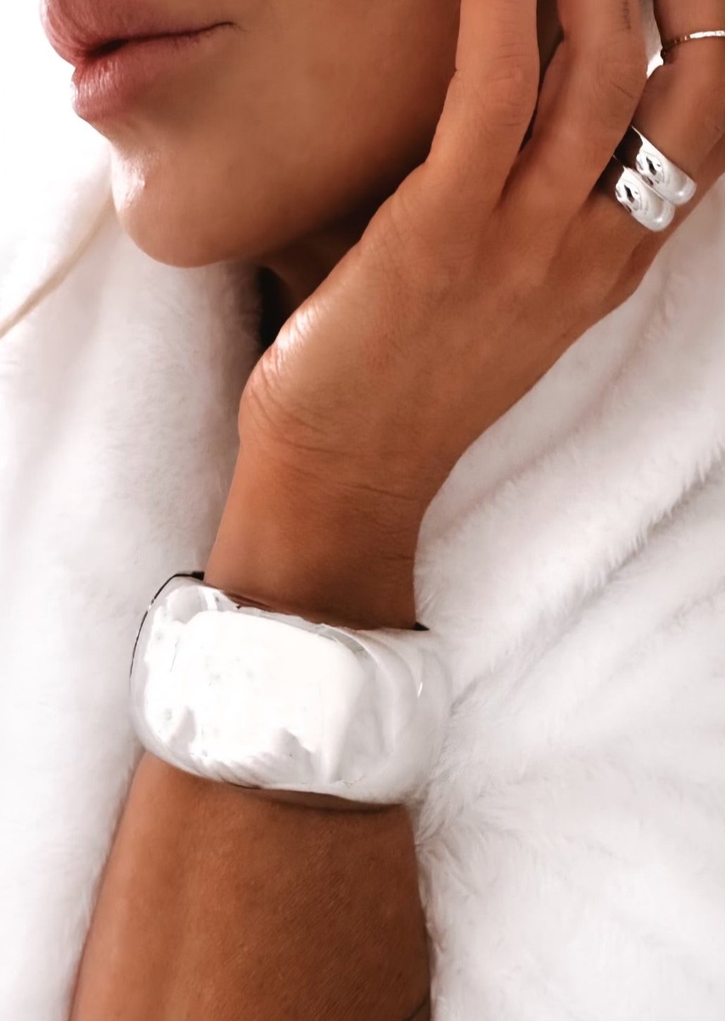 pebby forevee Bracelet Silver JUANITA STATEMENT CUFF BRACELET