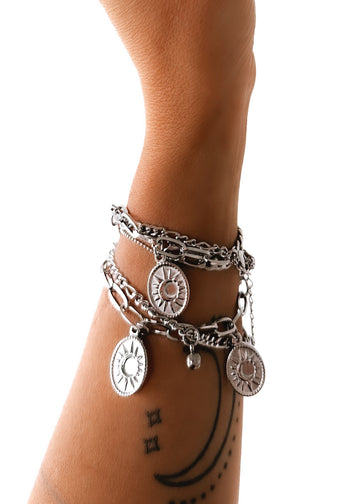 pebby forevee Bracelet Silver LAYLA WATER RESISTANT BRACELET