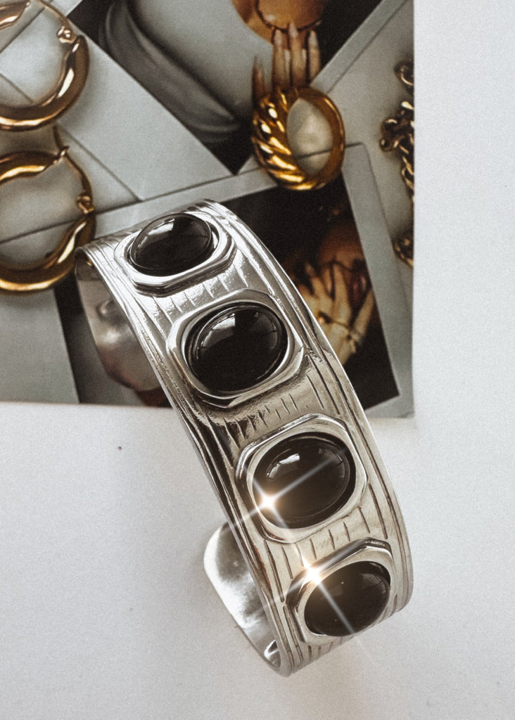 pebby forevee Bracelet Silver MAGUIRE WATER RESISTANT CUFF BRACELET