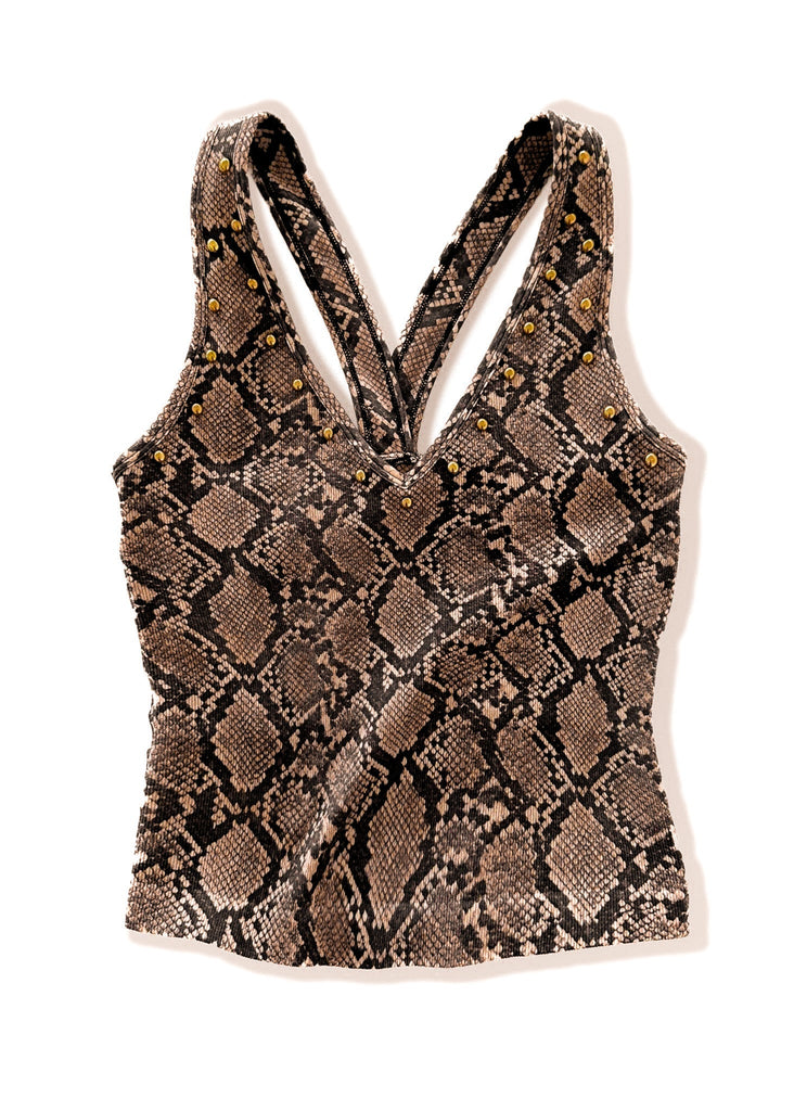 pebby forevee Brami STUDDED BACK SMOOTHING V-NECK BRAMI