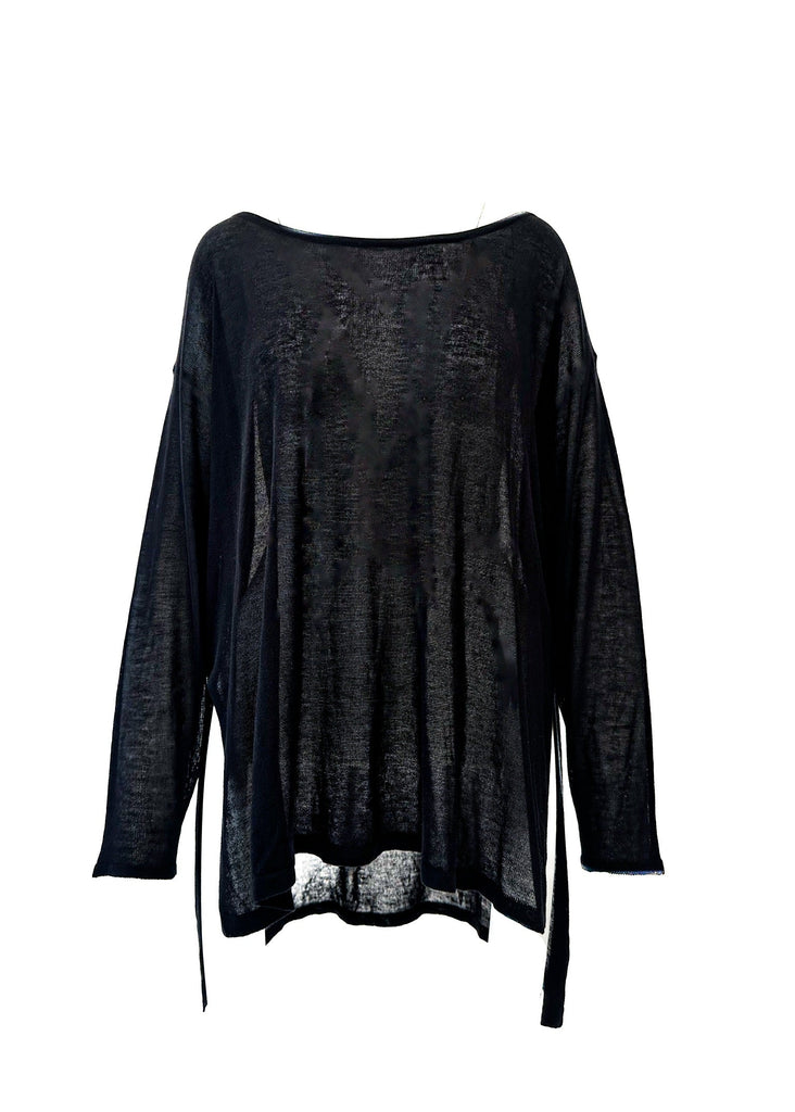 pebby forevee Button Down LOVE ON THE WEEKEND SIDE SLIT SHEER TOP