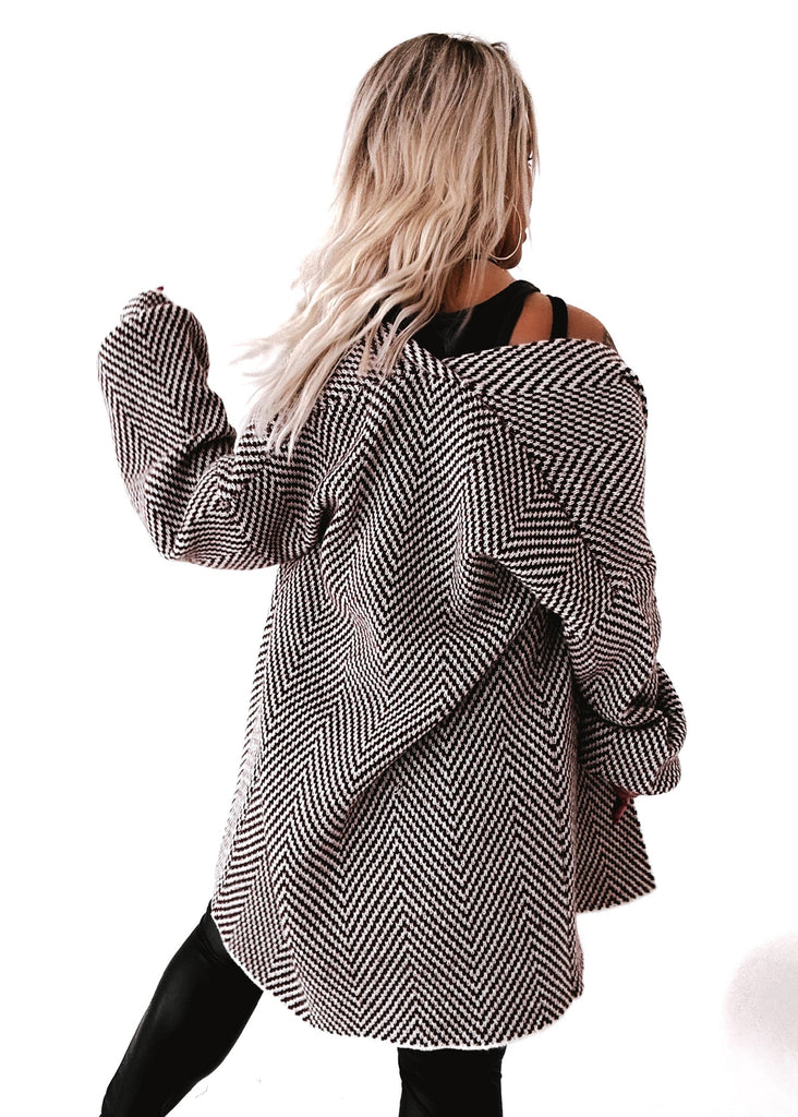 pebby forevee Cardigan FINAL SALE - TAKE ME OUT OVERSIZED CARDIGAN