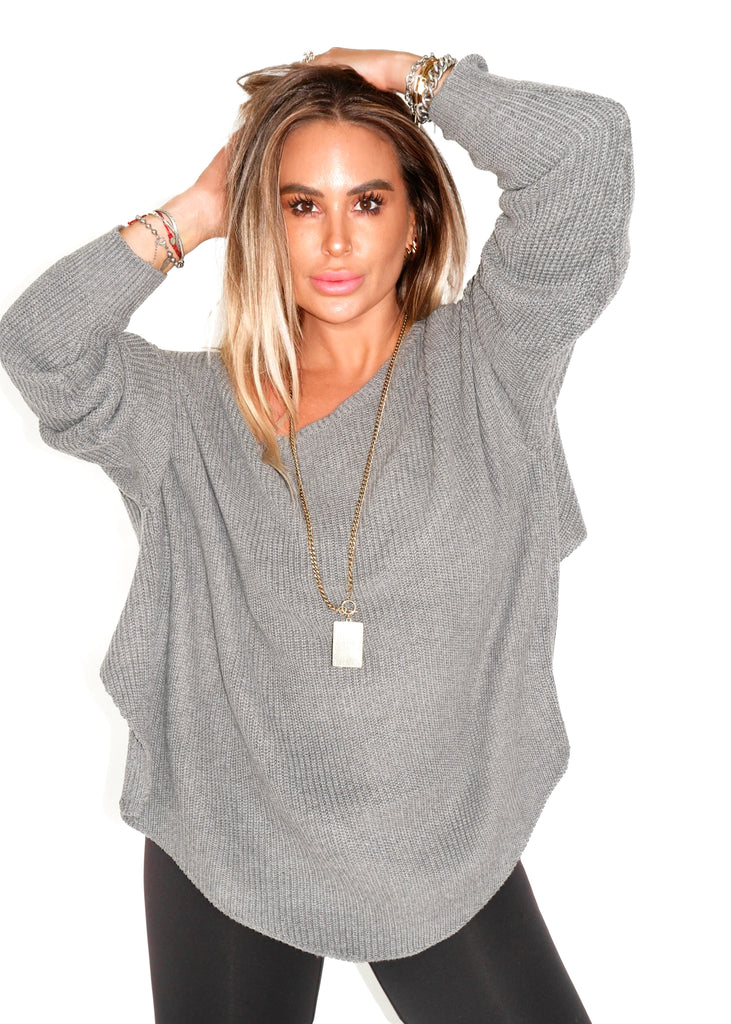 pebby forevee Cardigan REVERSIBLE ROLES CUT OUT PULLOVER