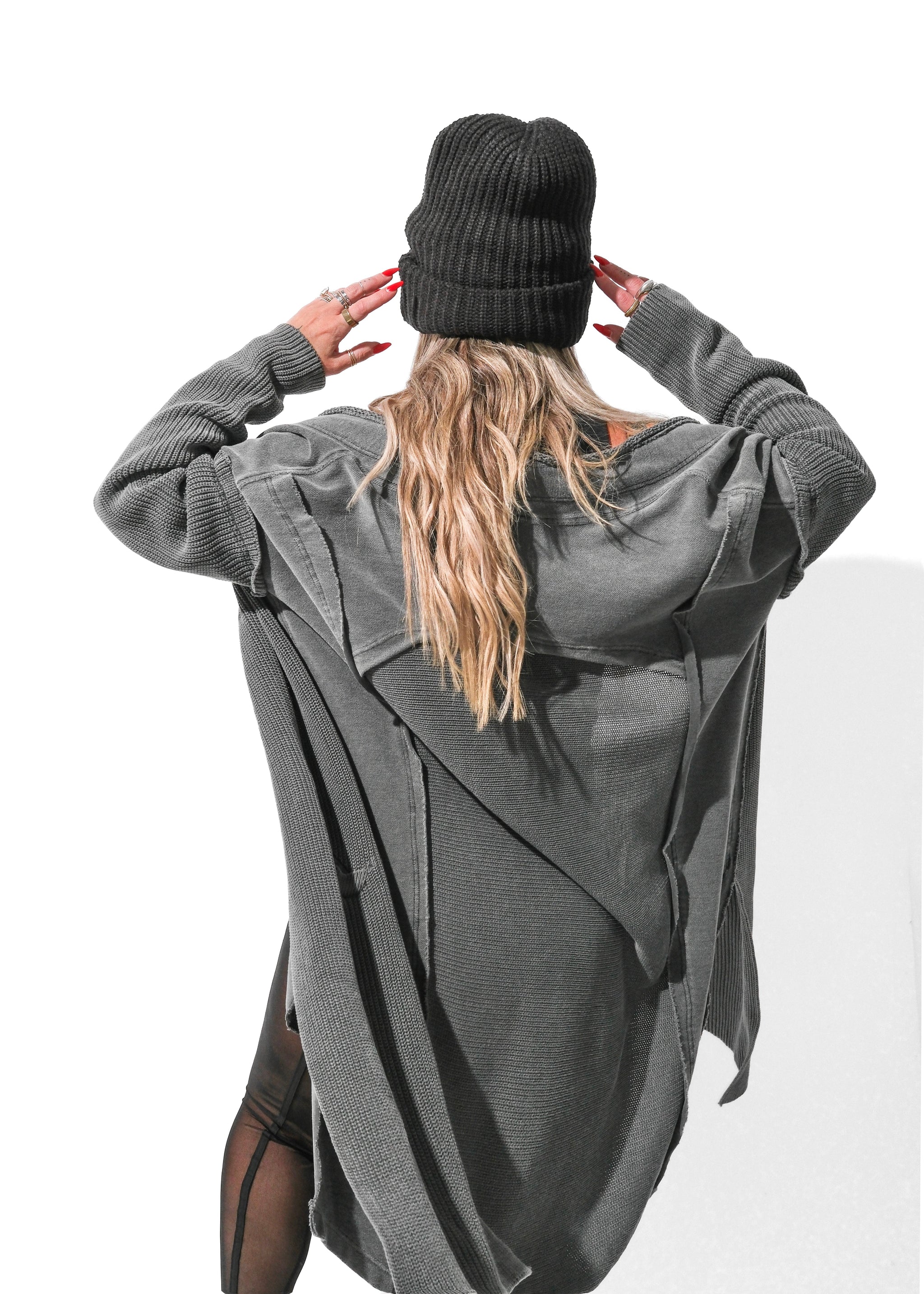 SO COMFY SIDE SLIT CARDIGAN – Pebby Forevee