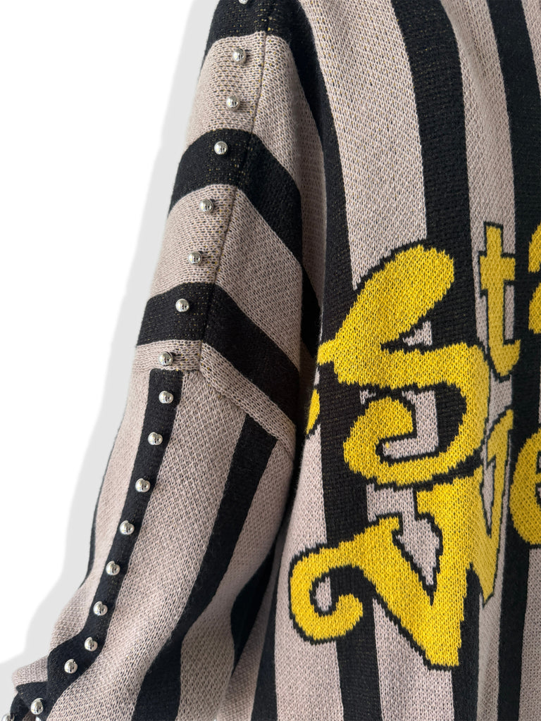 pebby forevee Cardigan STAY WEIRD OVERSIZED CARDIGAN