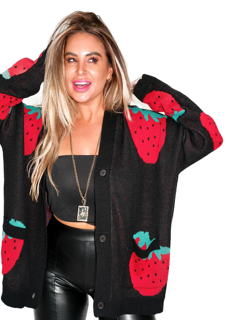 pebby forevee Cardigan TART BEHAVIOR OVERSIZED CARDIGAN