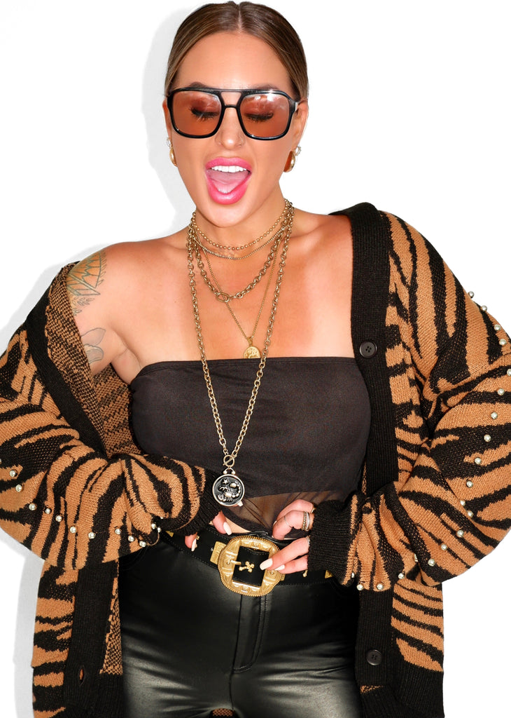 pebby forevee Cardigan UNTAMED THREADS OVERSIZED CARDIGAN