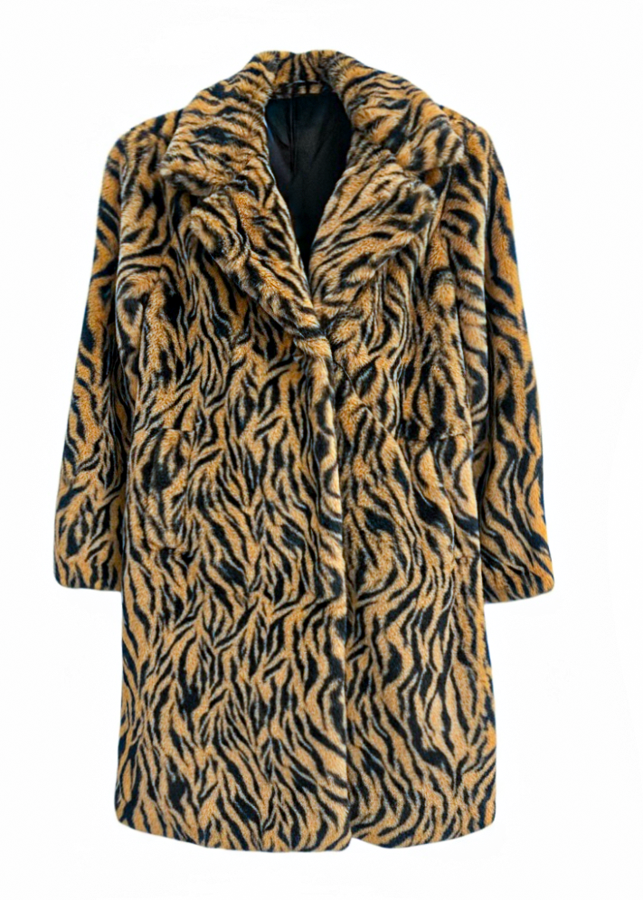 pebby forevee Coat TIGRESS FAUX FUR COAT