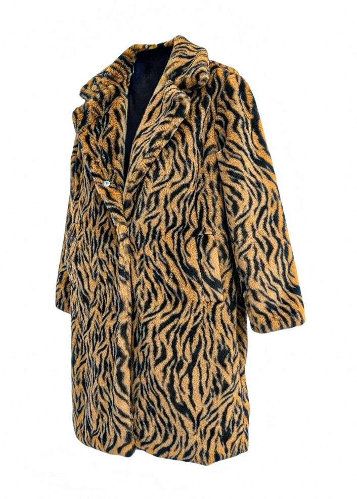 pebby forevee Coat TIGRESS FAUX FUR COAT