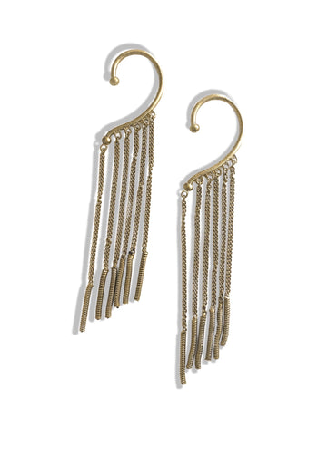 pebby forevee Earring Burnished Gold MALIA EAR CUFF