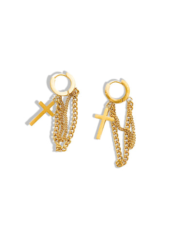 pebby forevee Earring Gold ASA WATER RESISTANT EARRING