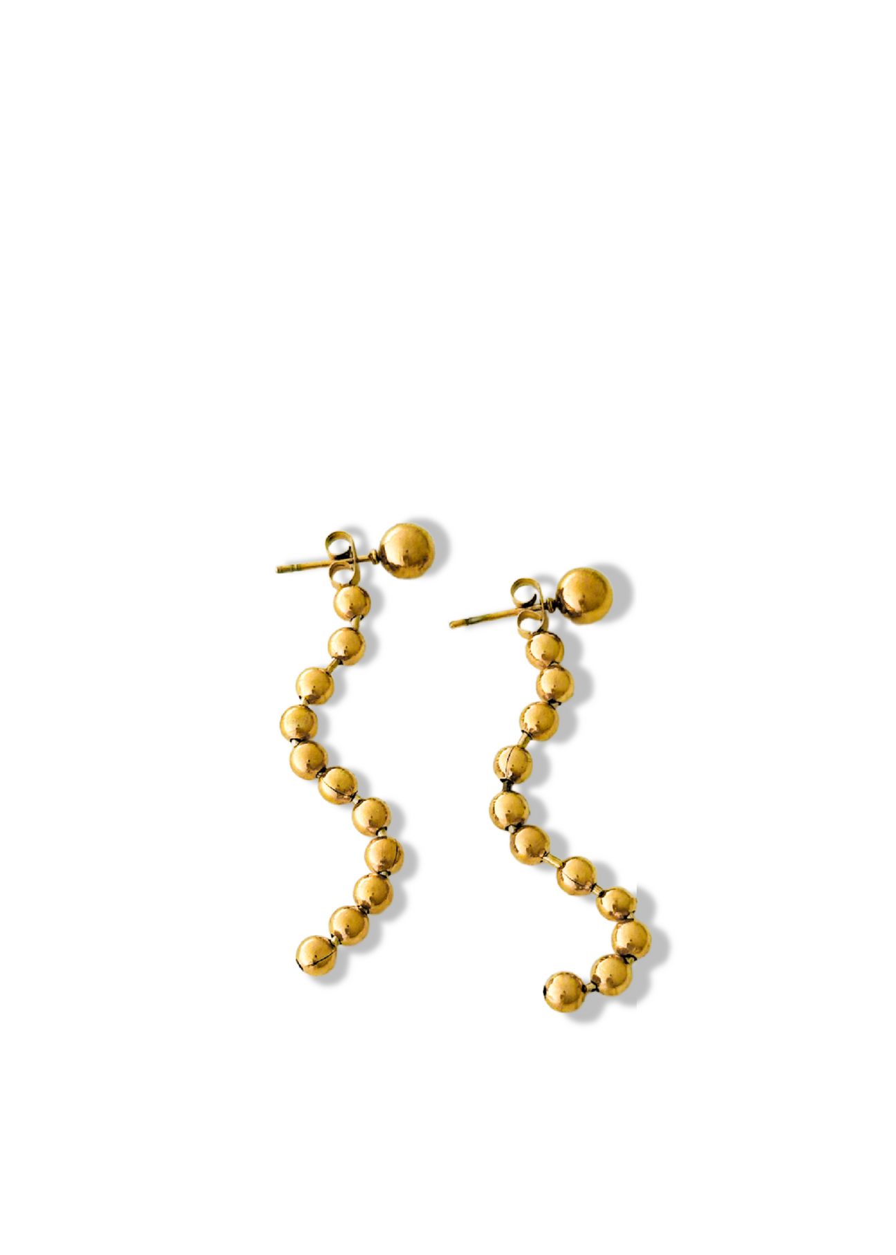 pebby forevee Earring Gold BERKELEY WATER RESISTANT EARRINGS