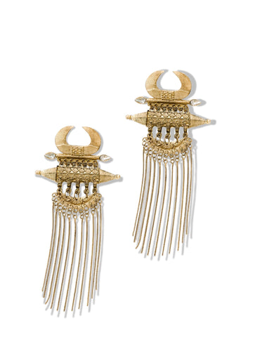 pebby forevee Earring Gold BJORN STATEMENT EARRINGS