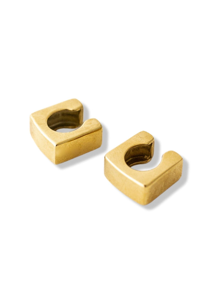 pebby forevee Earring Gold BLOCK HIM WATER RESISTANT EAR CUFF