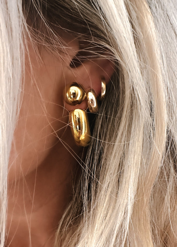 pebby forevee Earring Gold CALLIOPE WATER RESISTANT EARRING