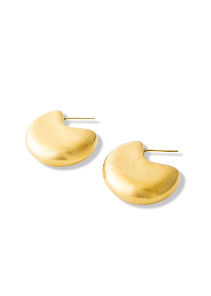 pebby forevee Earring Gold CASUAL OUTING WATER RESISTANT EARRINGS