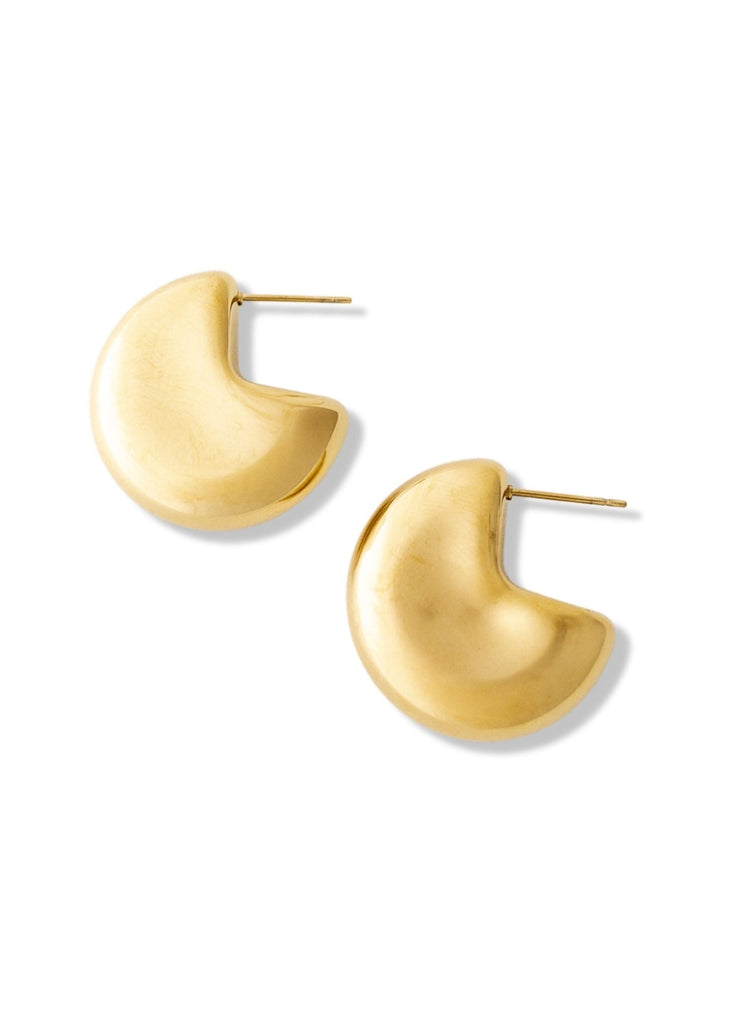 pebby forevee Earring Gold CASUAL OUTING WATER RESISTANT EARRINGS