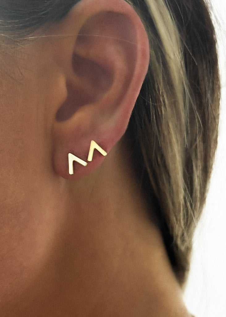 pebby forevee Earring Gold ELLIE WATER RESISTANT EAR HUGGIES