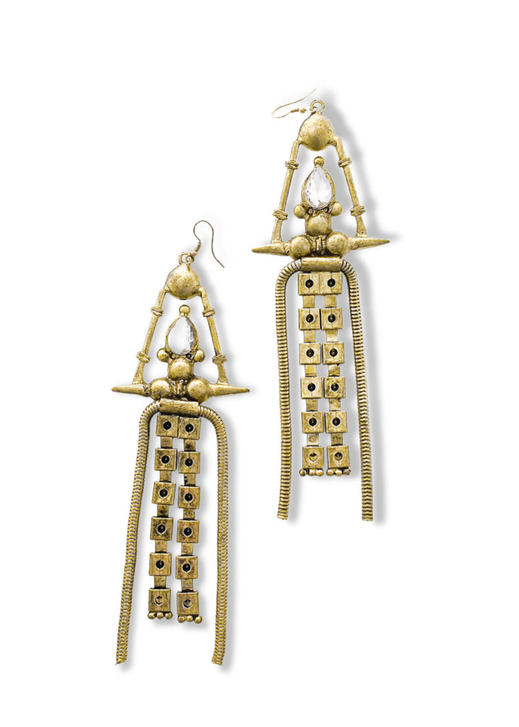 pebby forevee Earring Gold FINAL SALE: ERLEND OVERSIZED STATEMENT EARRINGS