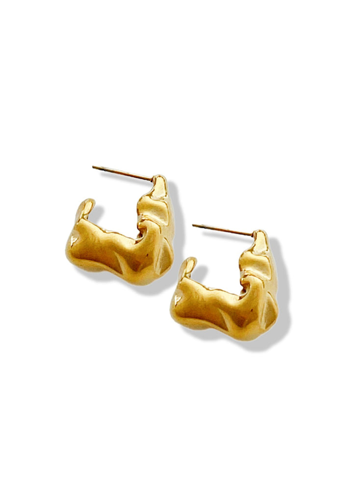 pebby forevee Earring Gold FINAL SALE: SIREN WATER RESISTANT EARRING