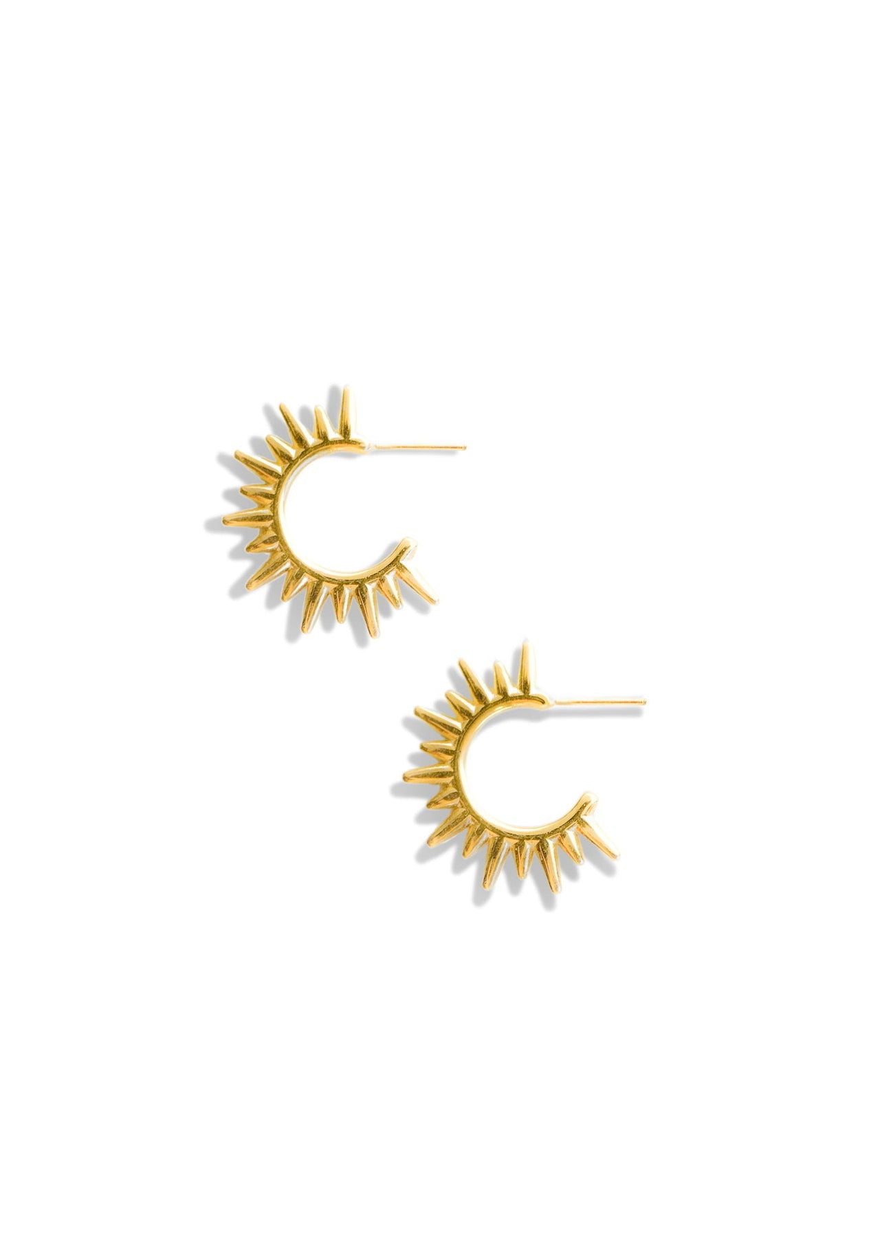 pebby forevee Earring Gold ILLUMINATE WATER RESISTANT HOOP EARRING