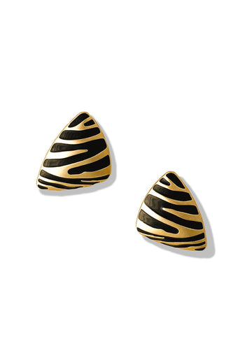 pebby forevee Earring Gold IRIS STATEMENT EARRINGS