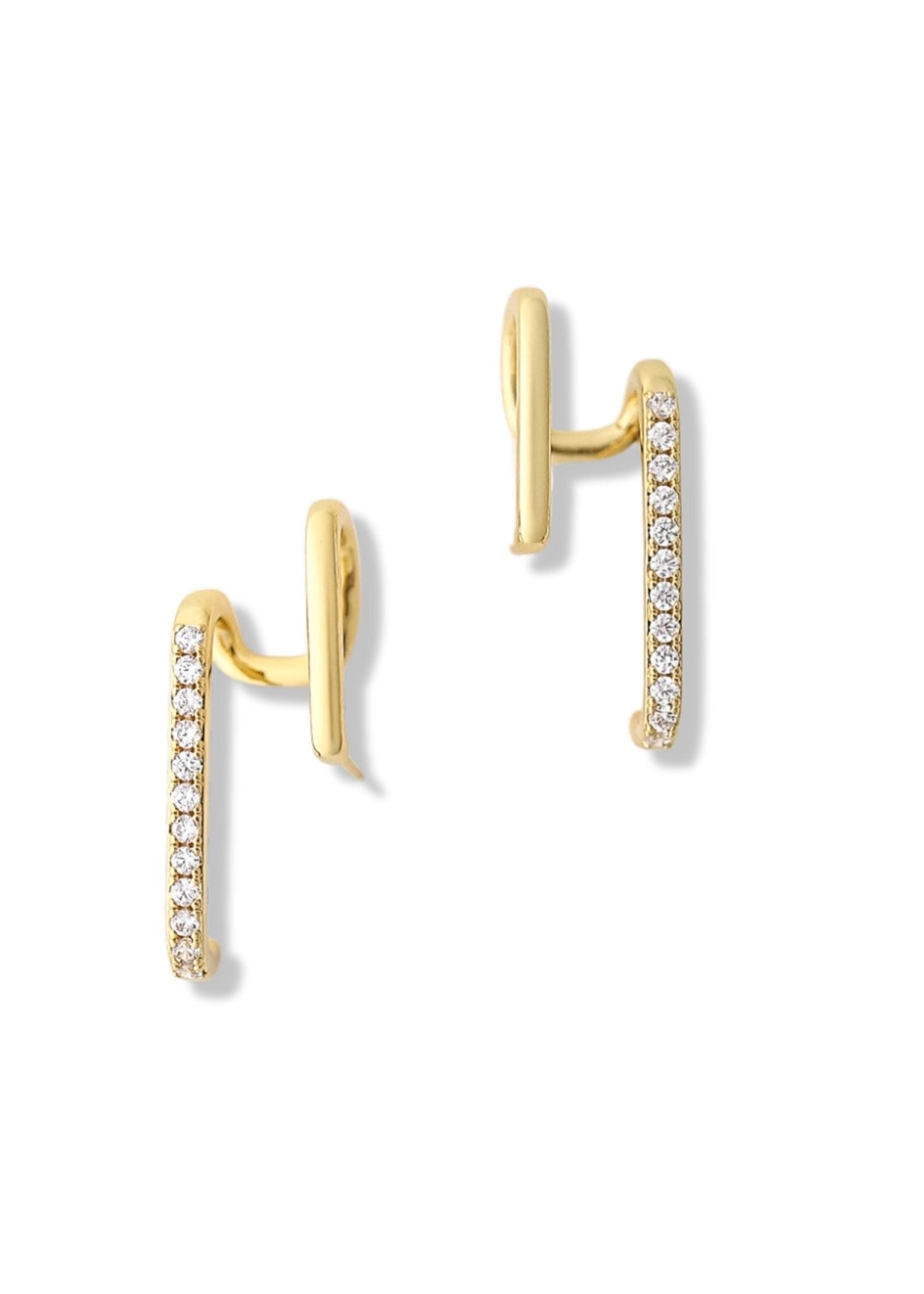 pebby forevee Earring Gold LILY LUXE STATEMENT EARRINGS