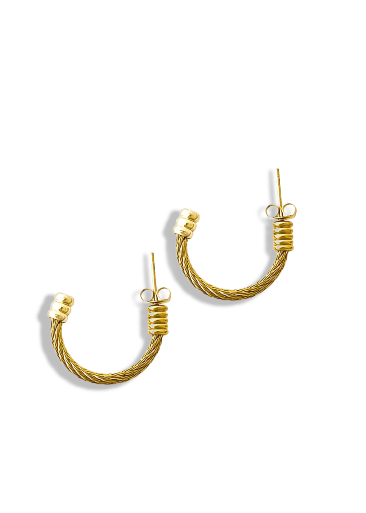 pebby forevee Earring Gold LINDEN WATER RESISTANT EARRINGS