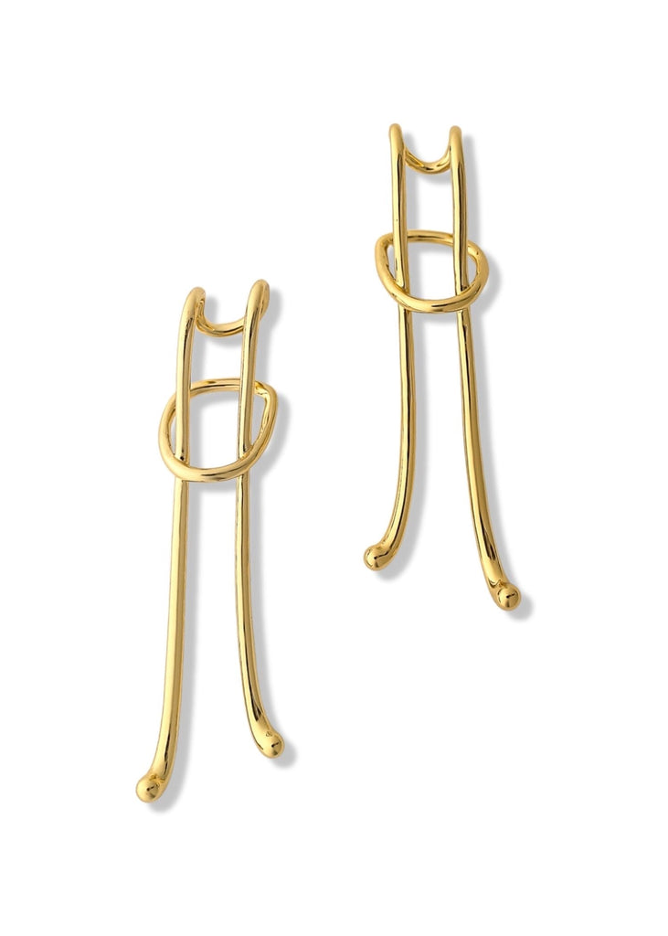 pebby forevee Earring Gold LOCKED IN WATER RESISTANT EAR CUFFS