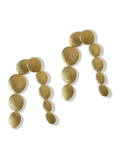pebby forevee Earring Gold MARLOW STATEMENT EARRINGS