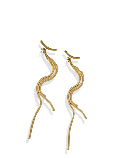 pebby forevee Earring Gold MERCER WATER RESISTANT EARRINGS