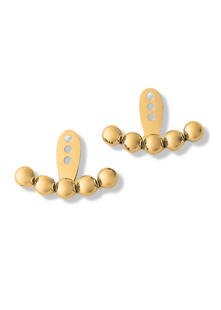 pebby forevee Earring Gold POST ABOUT IT WATER RESISTANT EARRING JACKETS