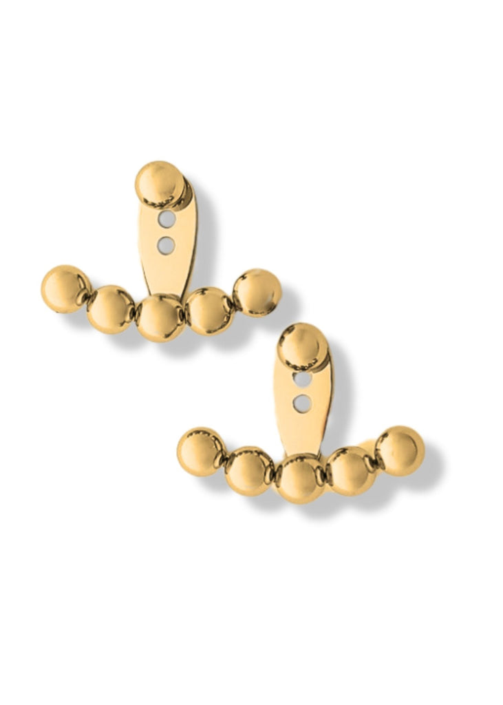 pebby forevee Earring Gold POST ABOUT IT WATER RESISTANT EARRING JACKETS