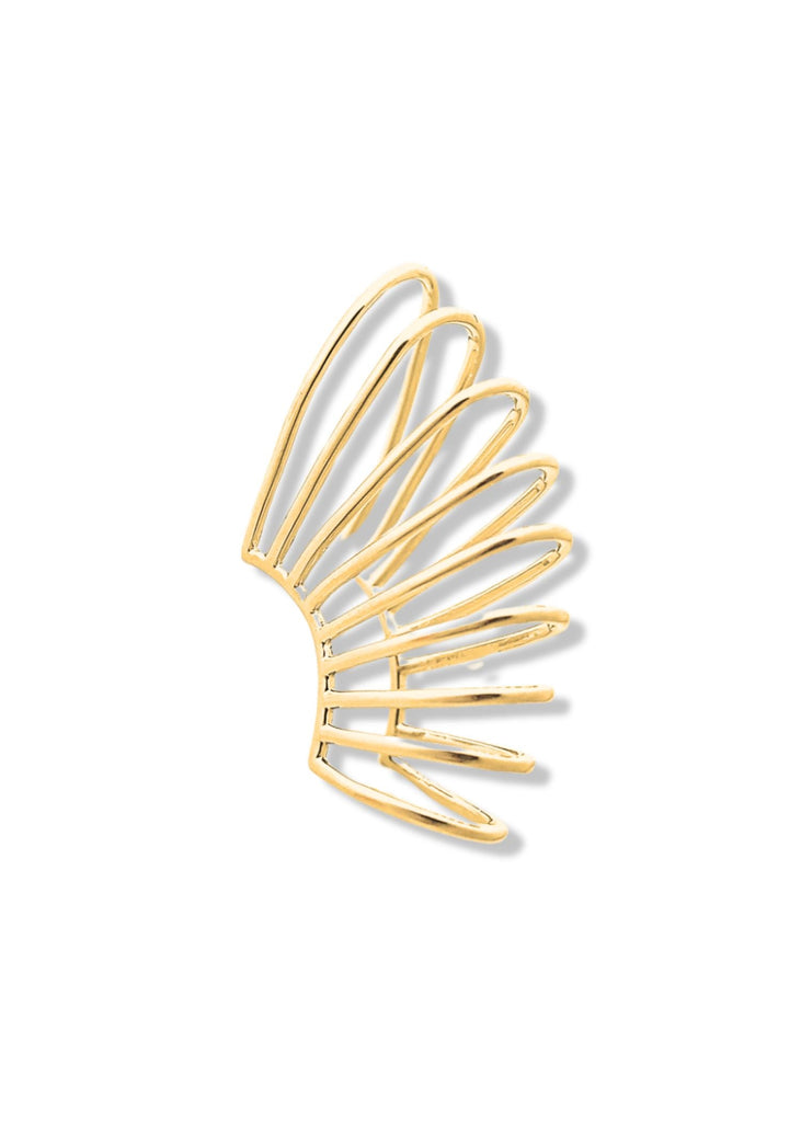 pebby forevee Earring Gold SOLEIL STATEMENT EAR CUFF