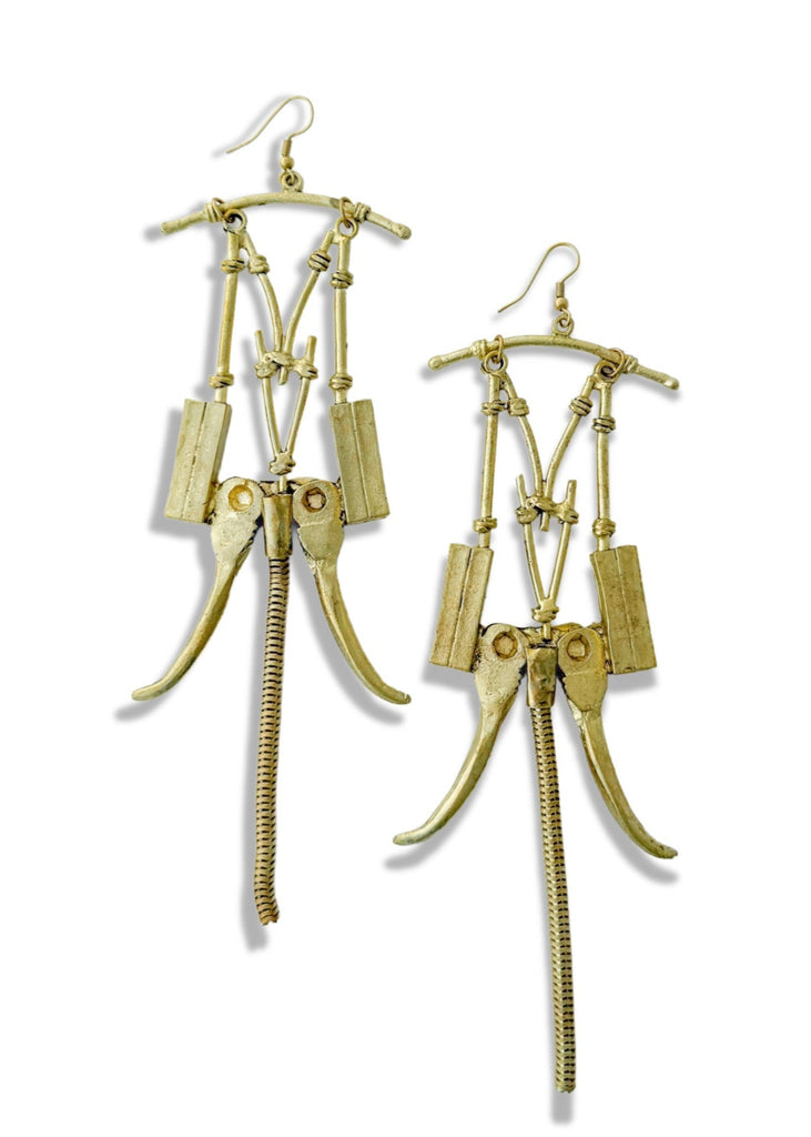 pebby forevee Earring Gold TUSKEN STATEMENT EARRINGS