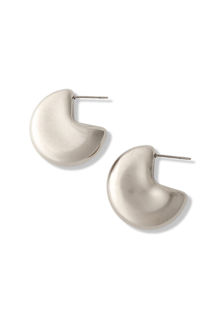 pebby forevee Earring Silver CASUAL OUTING WATER RESISTANT EARRINGS