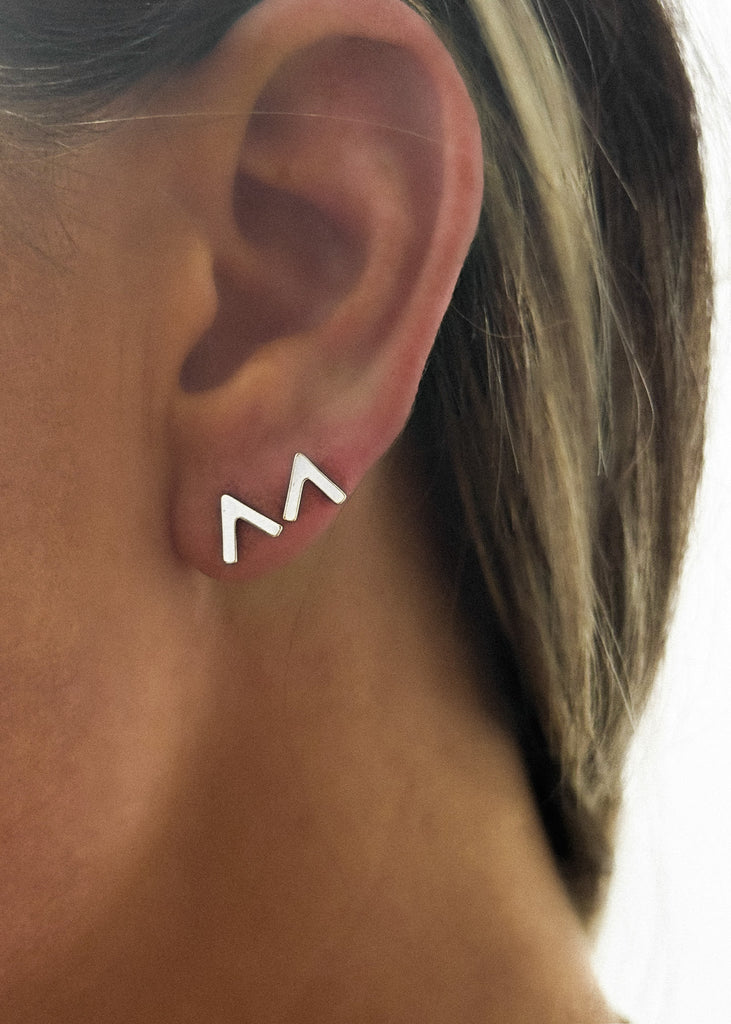 pebby forevee Earring Silver ELLIE WATER RESISTANT EAR HUGGIES