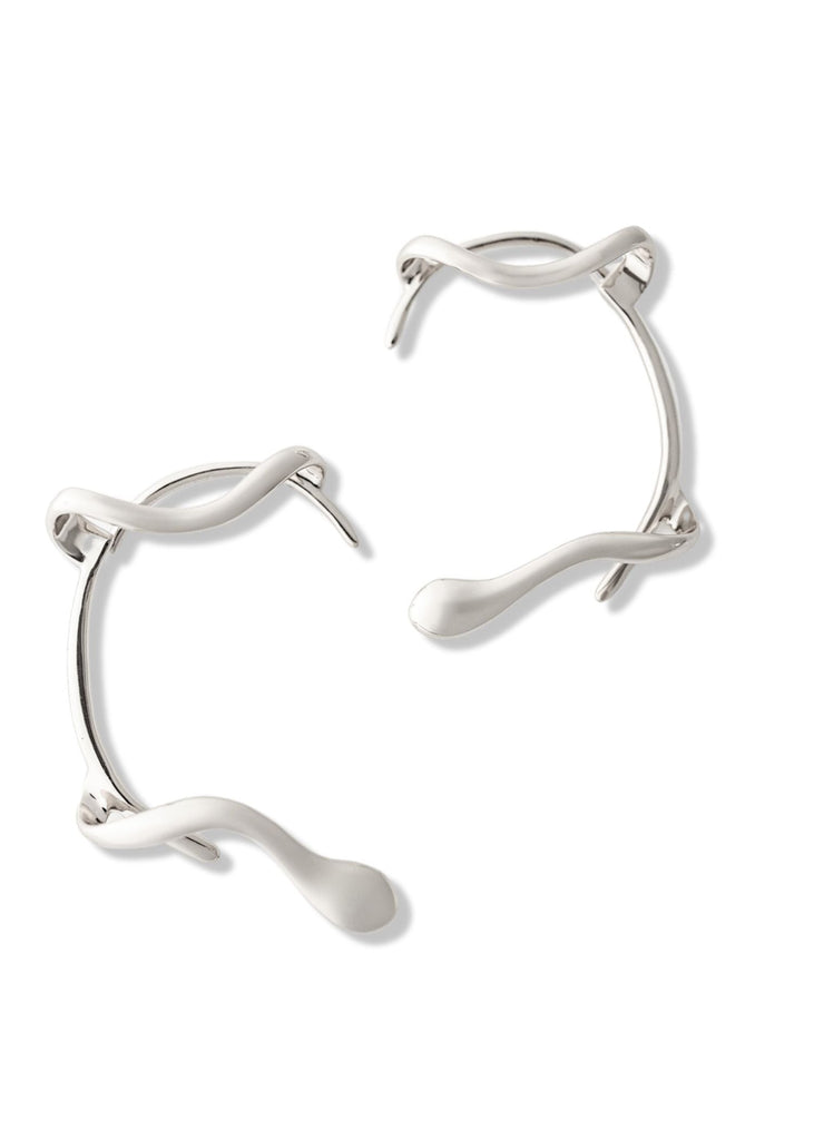 pebby forevee Earring Silver IVY WATER RESISTANT EAR CUFF