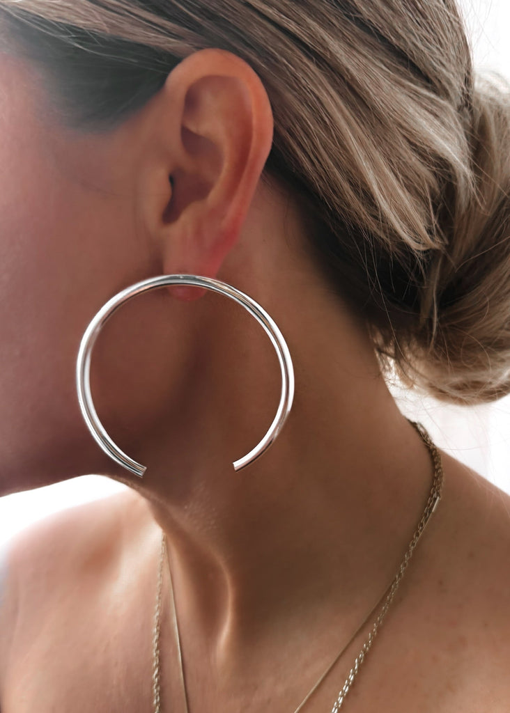 pebby forevee Earring Silver KEEP IT SIMPLE STATEMENT EARRINGS