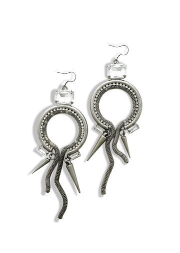 pebby forevee Earring Silver KERRINGTON STATEMENT EARRINGS