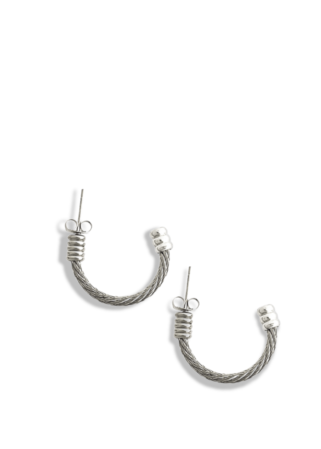pebby forevee Earring Silver LINDEN WATER RESISTANT EARRINGS