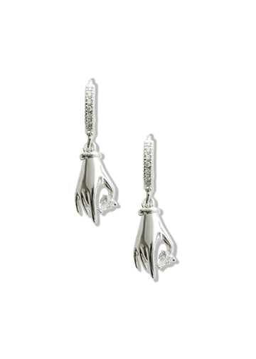 pebby forevee Earring Silver MERRITT WATER RESISTANT EARRING