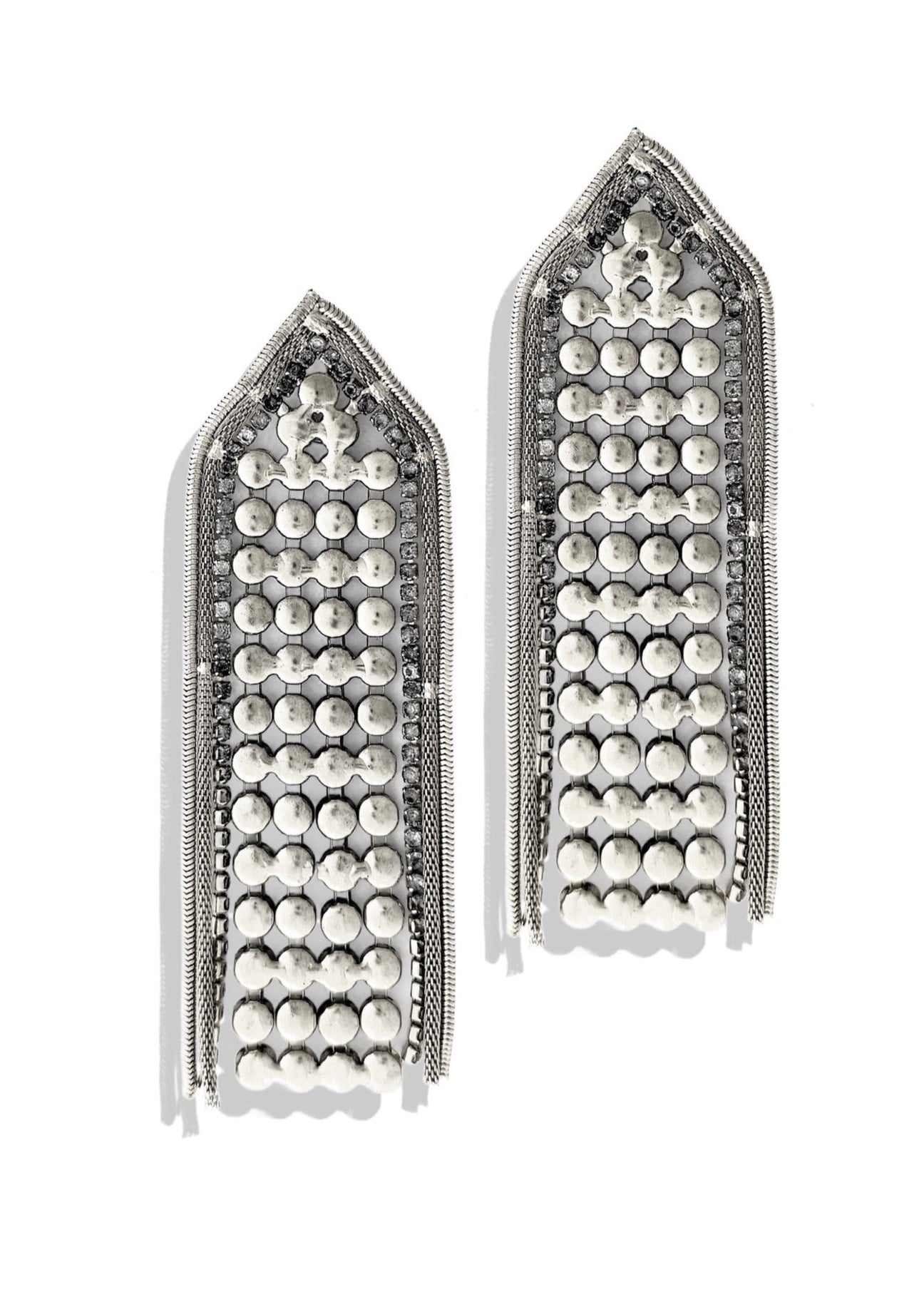 pebby forevee Earring Silver ONELLA OVERSIZED STATEMENT EARRINGS